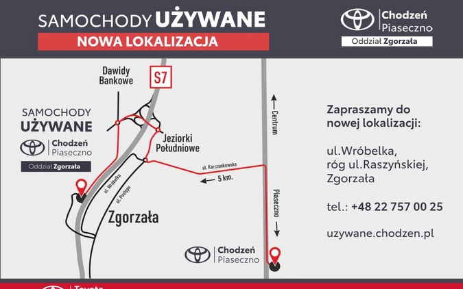 Toyota Yaris cena 67800 przebieg: 56559, rok produkcji 2022 z Koprzywnica małe 232